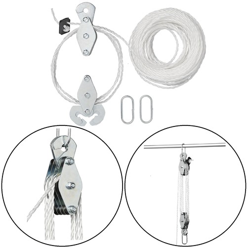 Flaschenzug seilzug 20m 180kg - flaschenzug,