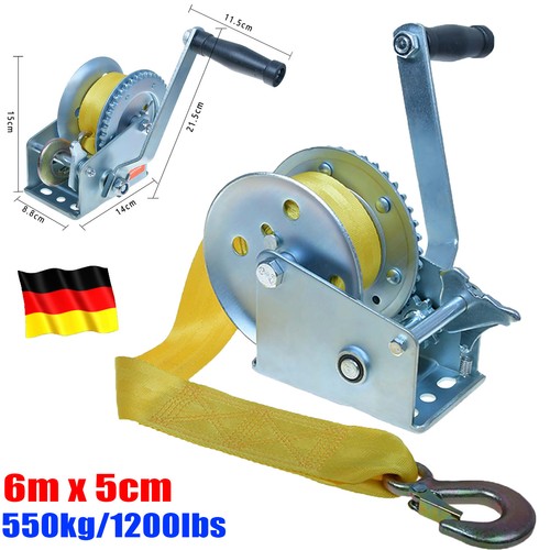 550kg 1200lbs bootswinde - 550kg/1200lbs,