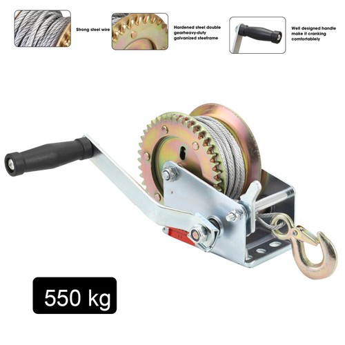 Mini manuelle winde 550kg - manuelle,